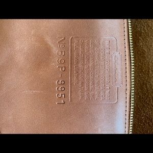 Vintage Coach Saddle Bag